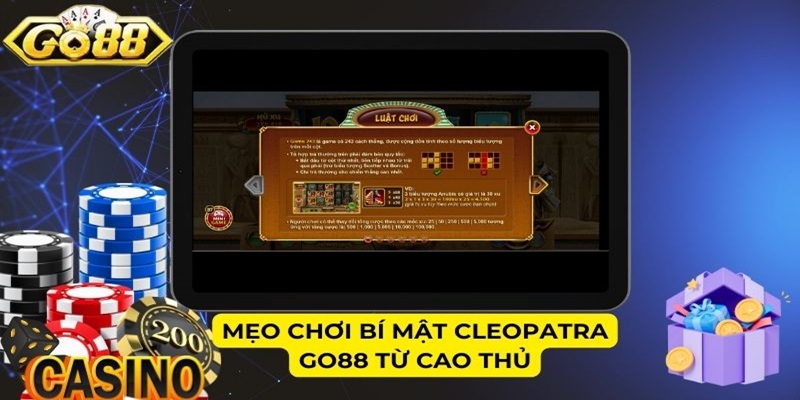 Mẹo chơi Bí mật Cleopatra GO88 từ cao thủ