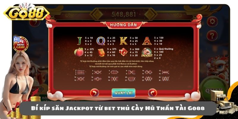 Bí kíp săn Jackpot từ bet thủ Cày Hũ Thần Tài Go88